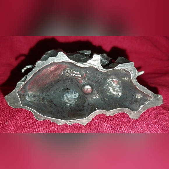 Vintage 1986 Perth Pewter Dragons Castle Figurine w/ Crystals 4.5" x 3" - Picture 7 of 7